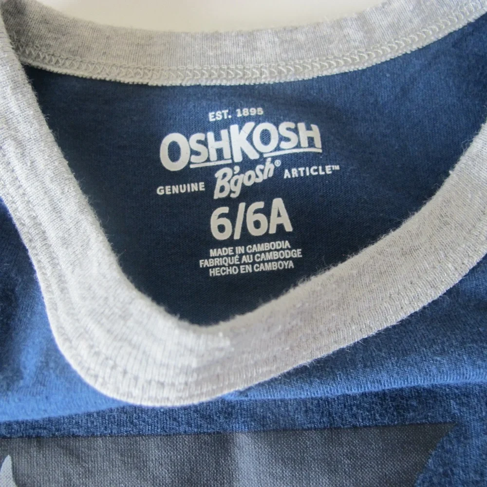 Bundle of 3 OshKosh B'Gosh Boys Short Sleeve Shirts Size 6 & 7 GUC - Picture 3 of 7